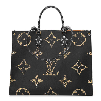 Louis Vuitton Monogram Giant Jungle Onthego GM Black 1 of 8