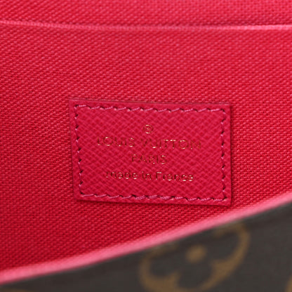 Louis Vuitton Monogram LV Love Lock Pochette Felicie Chain Wallet 7 of 11
