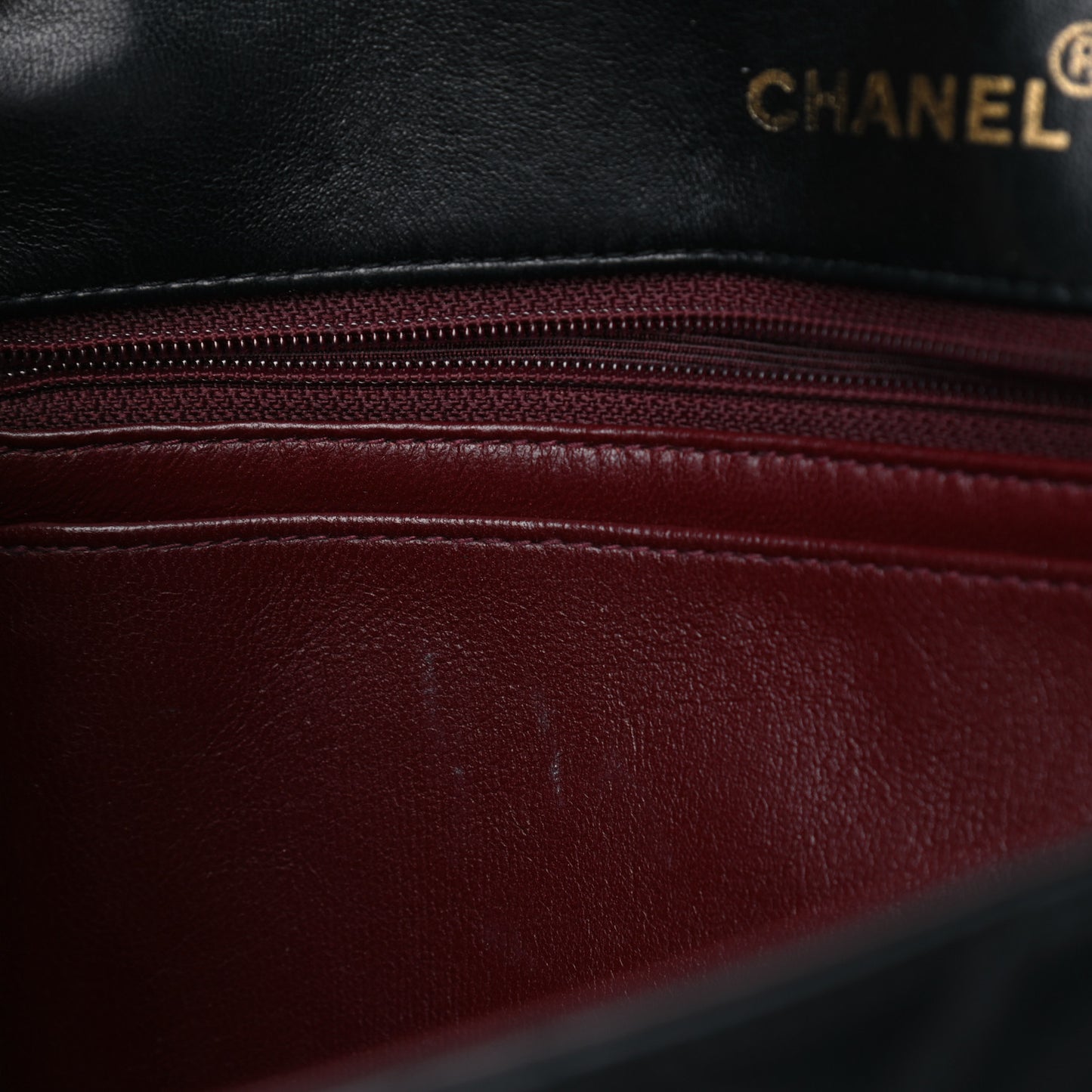 Lambskin Quilted Medium Single Flap Black