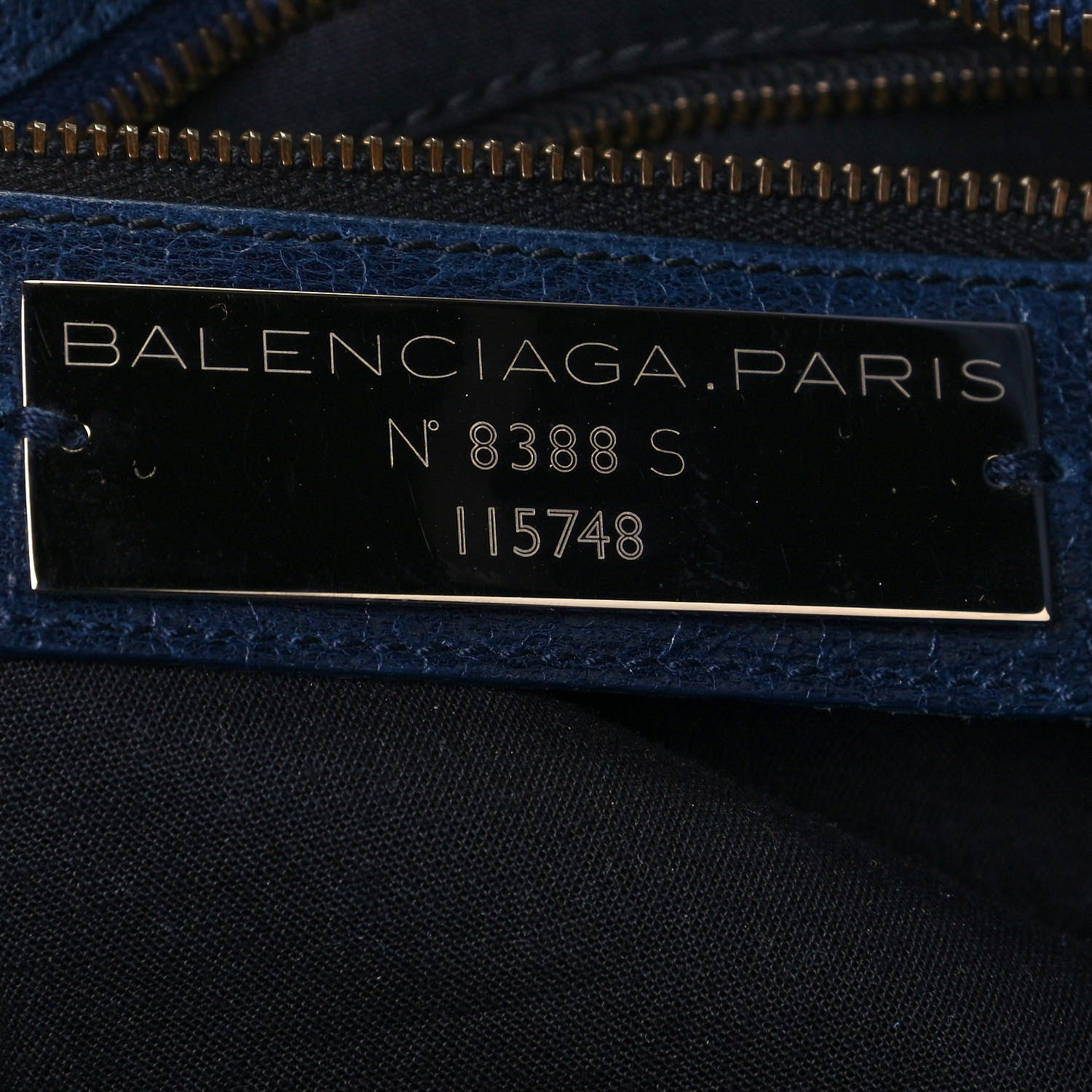 Balenciaga Agneau Classic Hardware City Marine 5 of 13