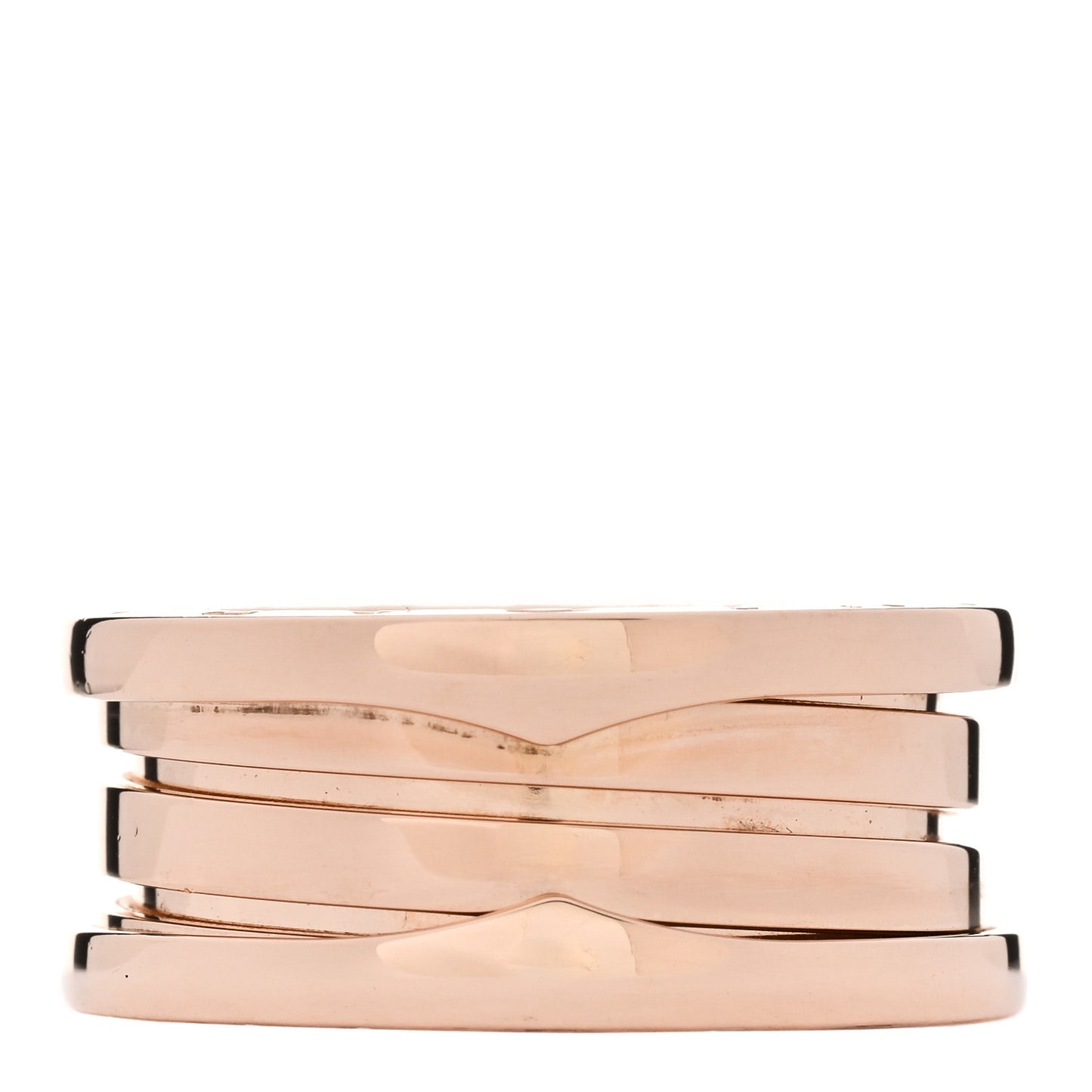 18K Rose Gold B.Zero1 Three-Band Ring 51 5.75