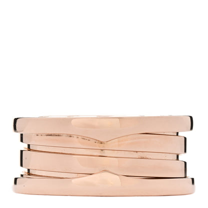 Bulgari 18K Rose Gold B.Zero1 Three-Band Ring 51 5.75 1 of 5
