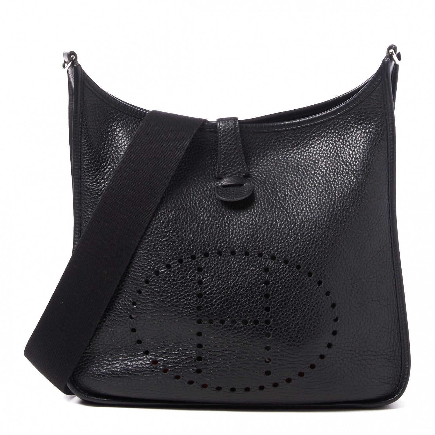 Hermes Taurillon Clemence Evelyne GM Black 1 of 7