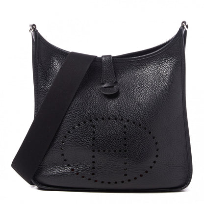 Hermes Taurillon Clemence Evelyne GM Black 1 of 7