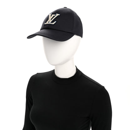 Louis Vuitton Cotton LV Signature Cap M Bleu Marine 2 of 8