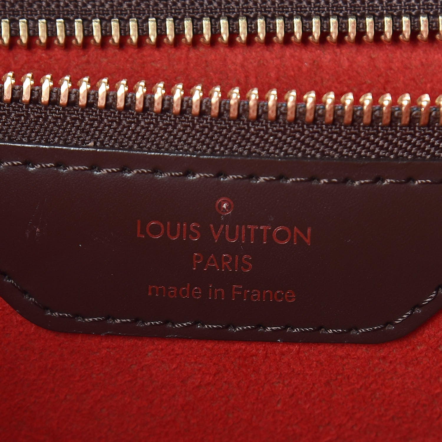 Louis Vuitton Damier Ebene Bergamo GM 6 of 9