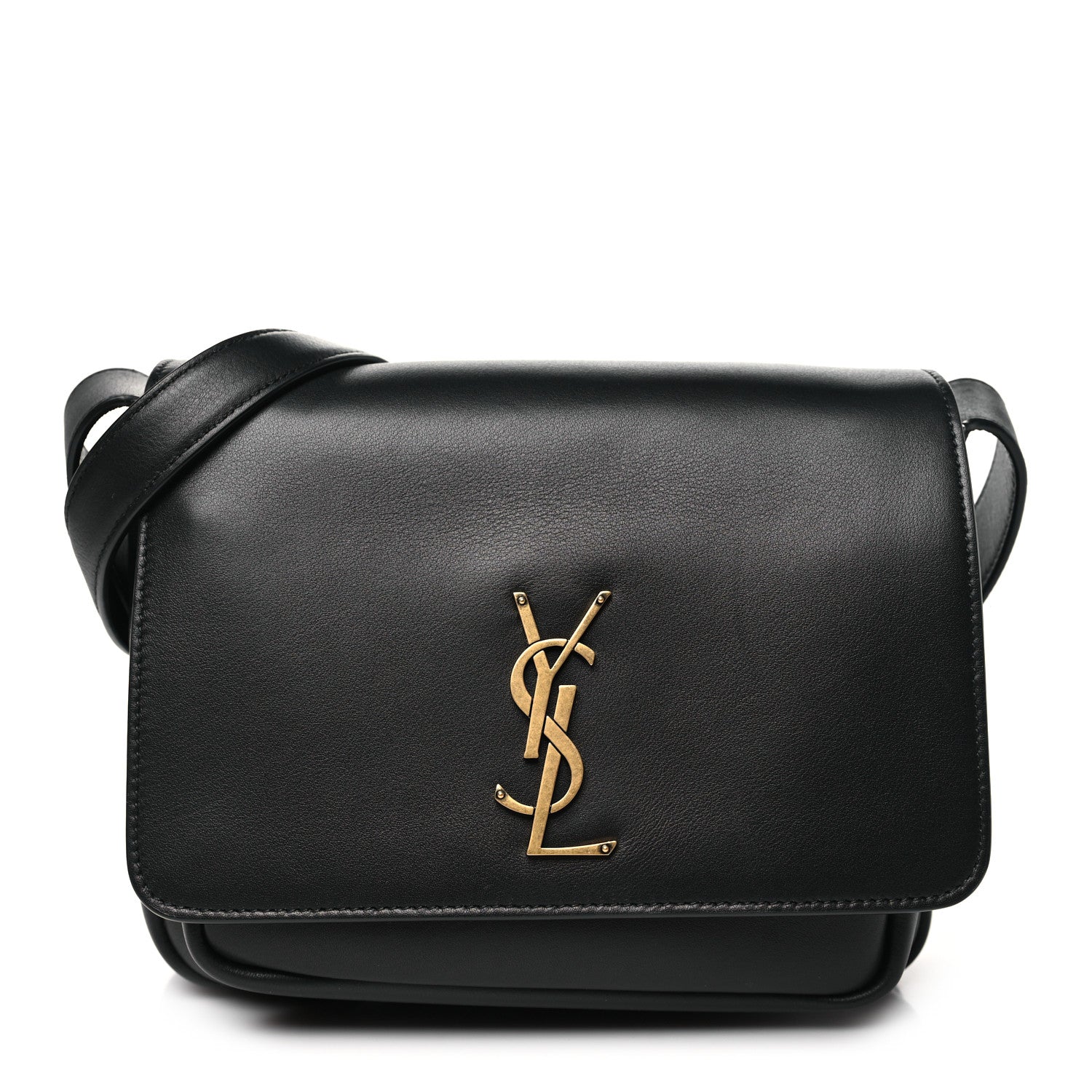 Saint Laurent Grained Calfskin Monogram Niki Satchel Black 1 of 10