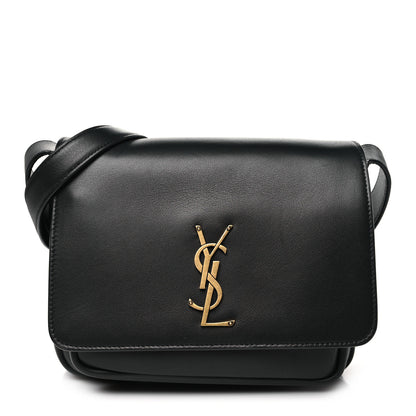 Saint Laurent Grained Calfskin Monogram Niki Satchel Black 1 of 10