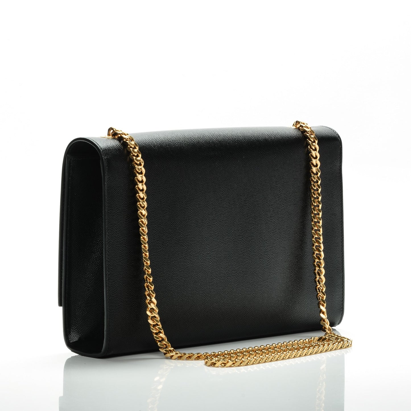Grain De Poudre Large Classic Monogram Kate Satchel Black