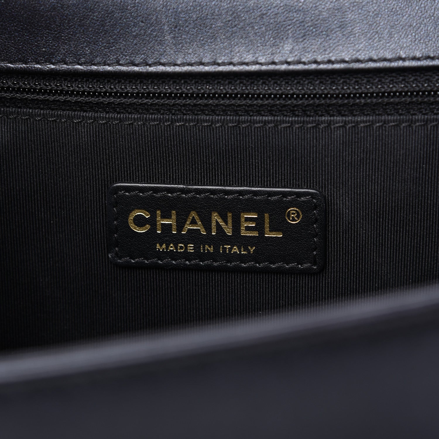Chanel Calfskin Quilted Large Boy Flap Black 8 of 10