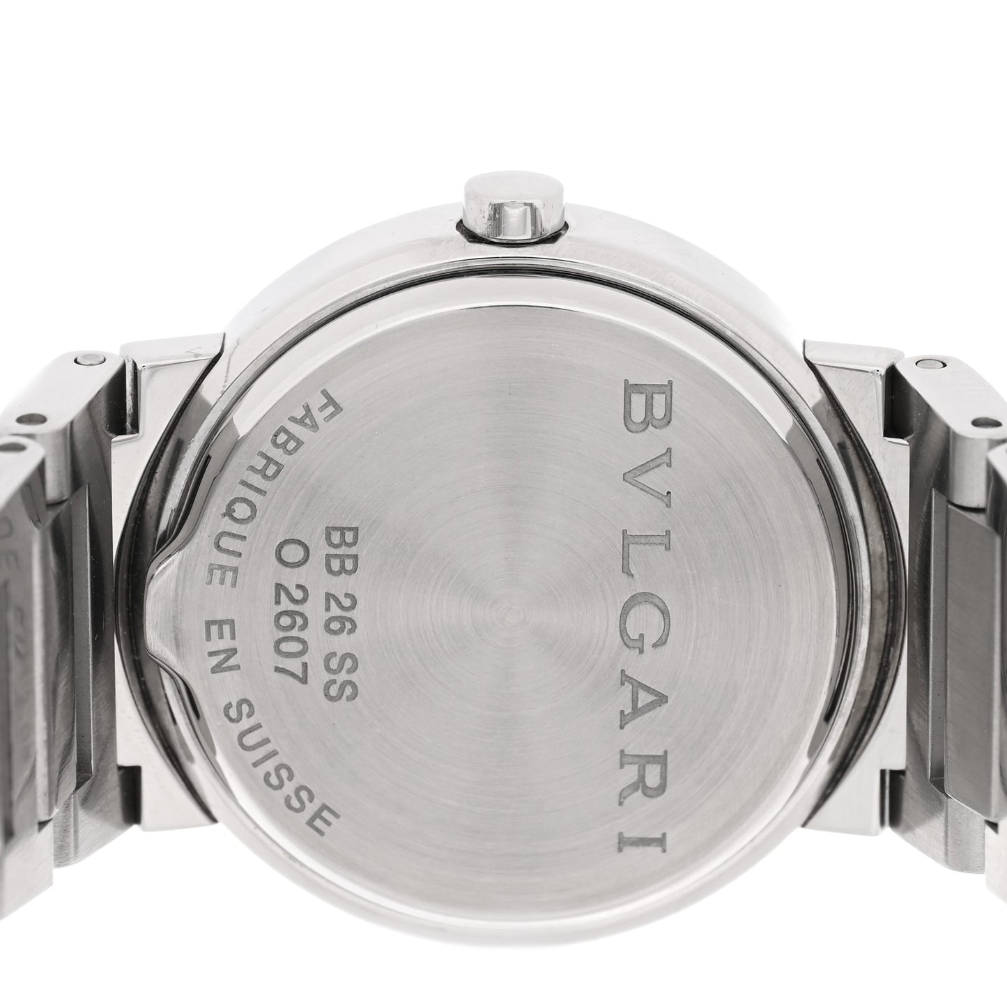 Stainless Steel Pink Mother of Pearl 26mm Quartz Watch