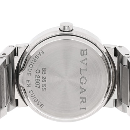 Bulgari Stainless Steel Pink Mother of Pearl 26mm Quartz Watch 4 of 4