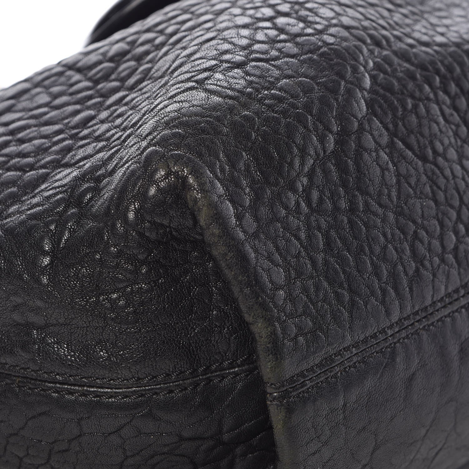 Fendi Nappa Patent B Buckle Hobo Black 19 of 23