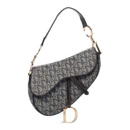 Christian Dior Monogram Saddle Bag Blue 1 of 4
