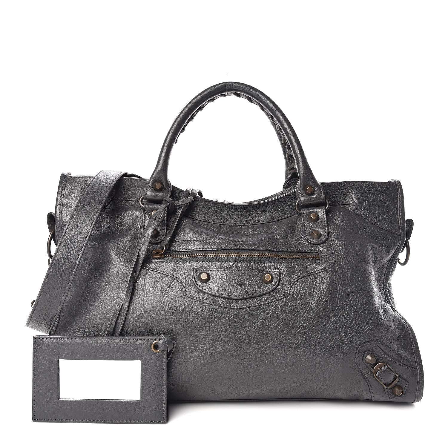 Balenciaga Agneau Classic Hardware City Gris Fossile 1 of 14