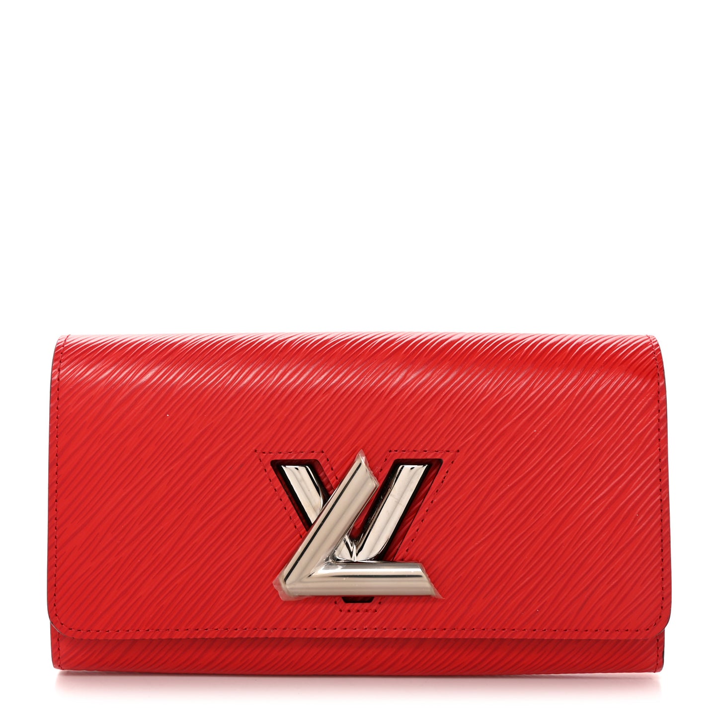 Epi Twist Wallet Coquelicot