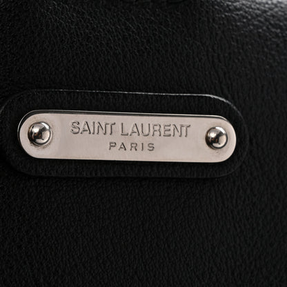 Saint Laurent Calfskin Bold Shopping Tote Black 13 of 15