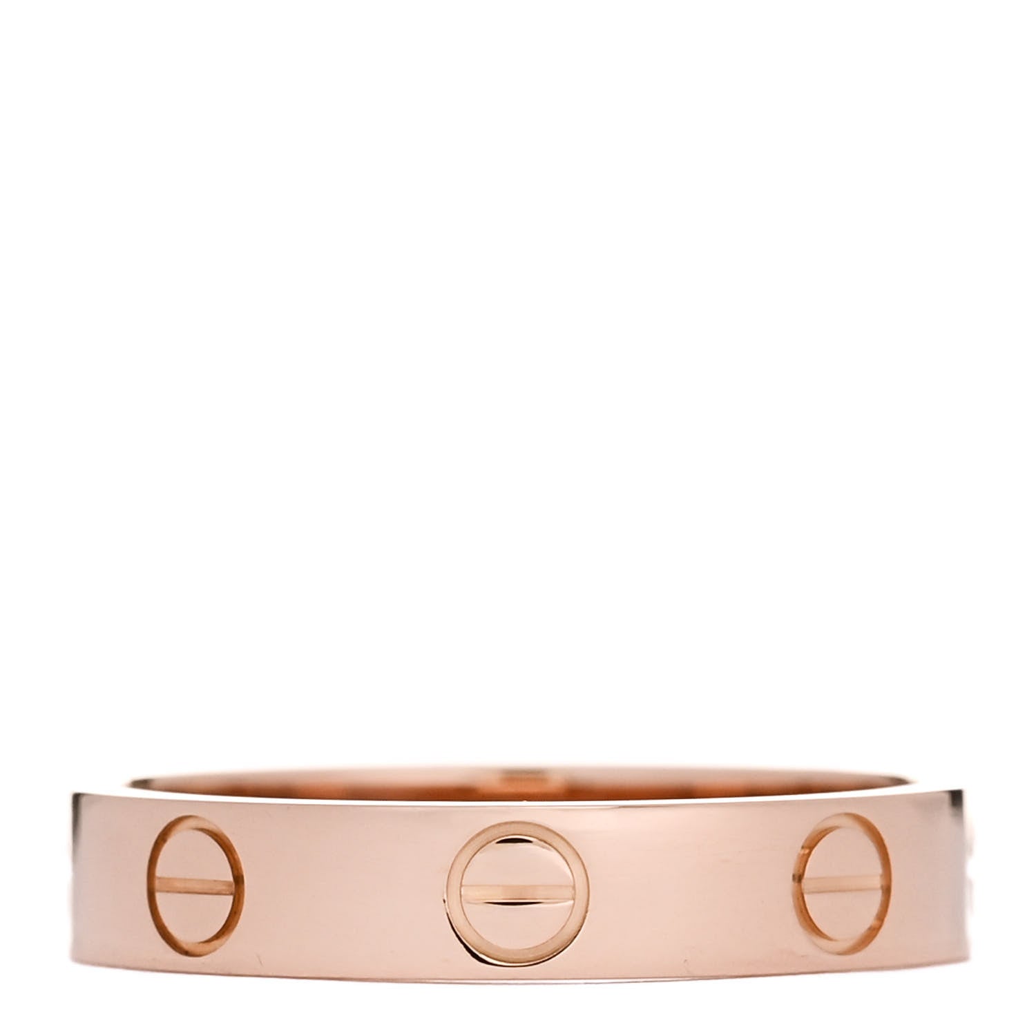 Cartier 18K Pink Gold 3.5mm LOVE Wedding Band Ring 52 6 3 of 5
