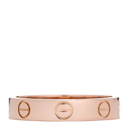 Cartier 18K Pink Gold 3.5mm LOVE Wedding Band Ring 52 6 3 of 5