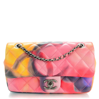 Chanel Printed Lambskin Quilted Small Flower Power Flap 1 of 8