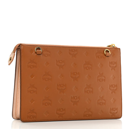 MCM Calfskin Ottomar Monogram Small Tivitat Document Holder Cognac 3 of 6