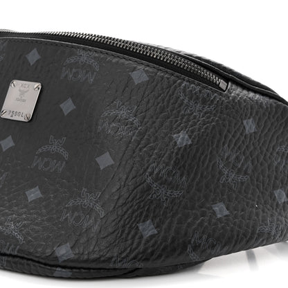 MCM Visetos Stark Belt Bag Black 10 of 11