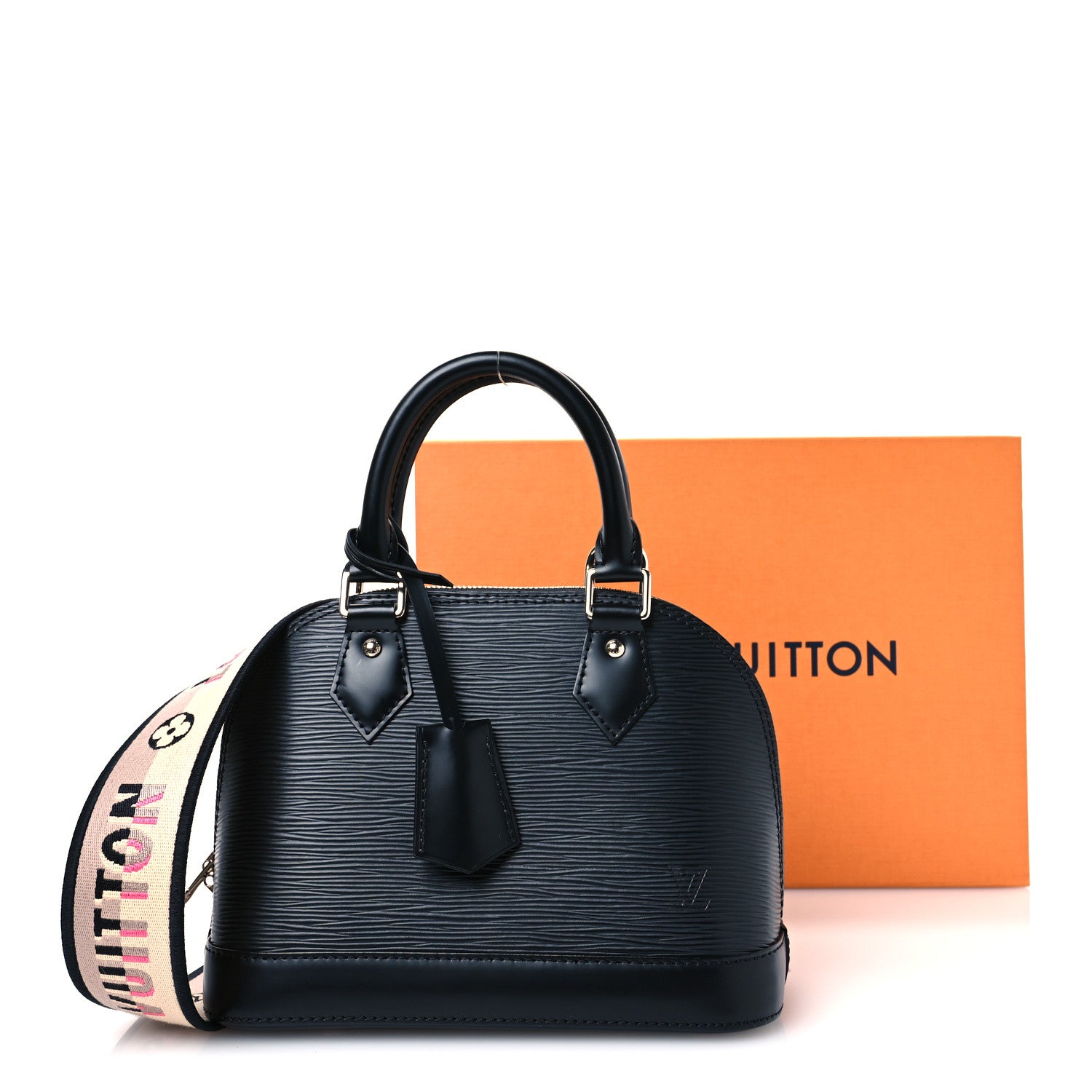 Louis Vuitton Epi Jacquard Alma BB Black 10 of 10