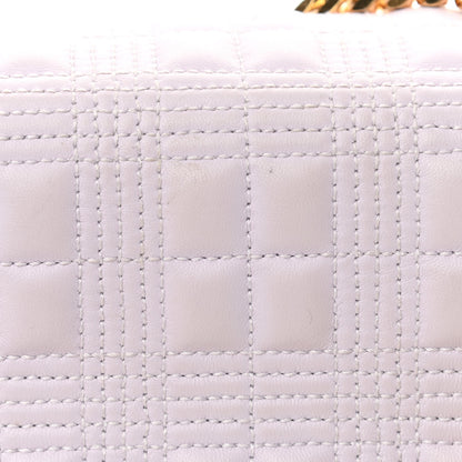 Burberry Lambskin Quilted Small Lola Bag Pale Thistle Soft Fawn 10 of 10