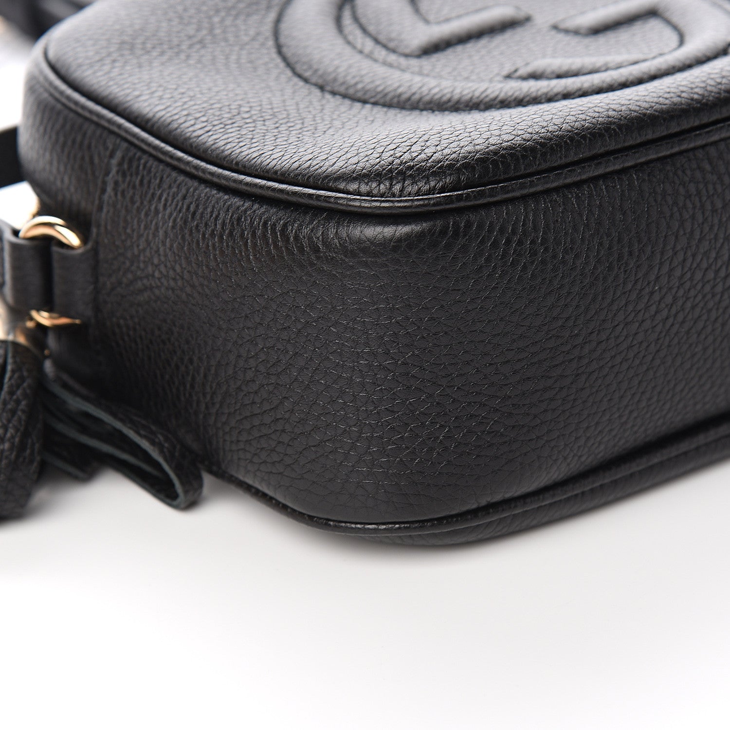 Gucci Pebbled Calfskin Small Soho Disco Bag Black 7 of 10