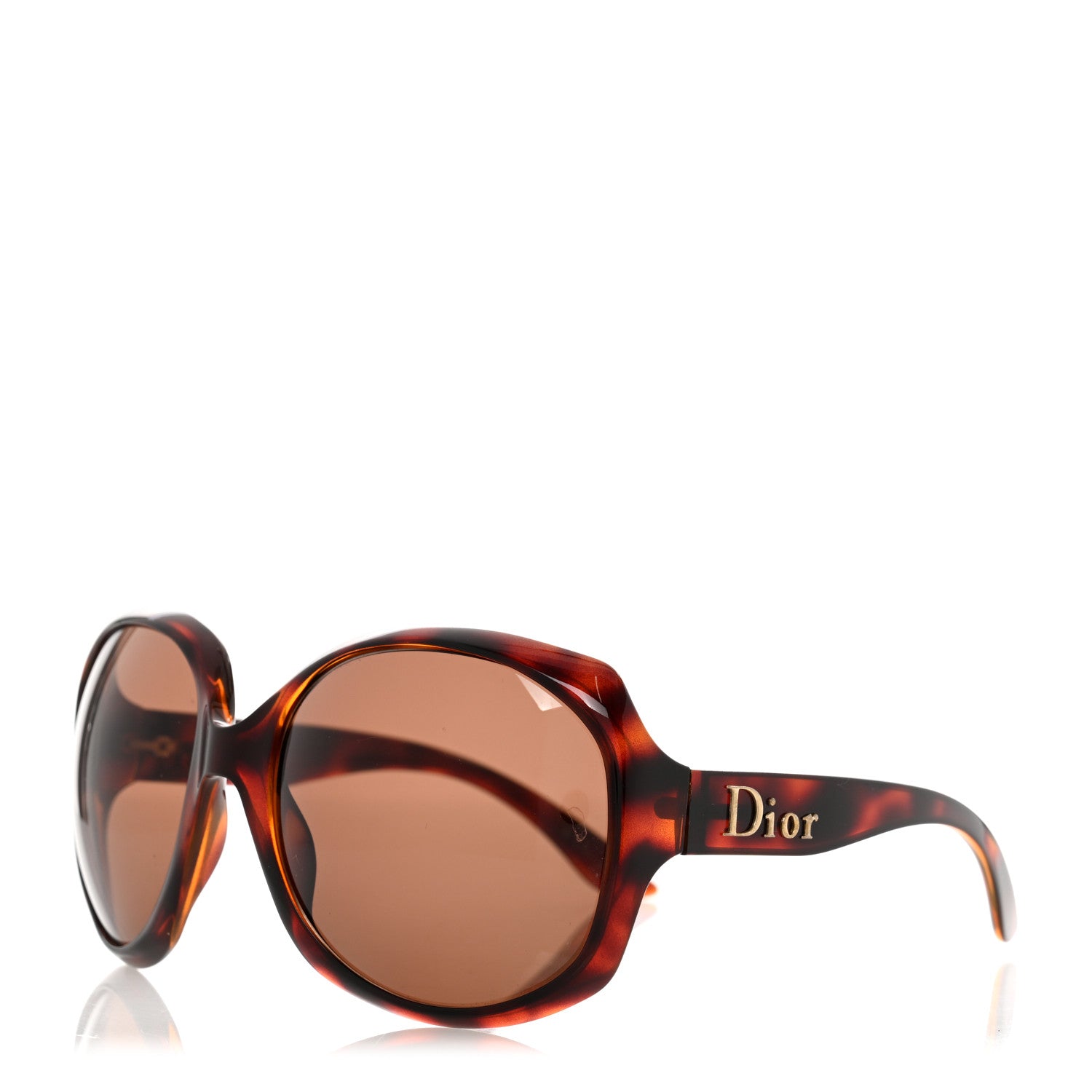 Christian Dior Glossy 1 Sunglasses Tortoise 1 of 6