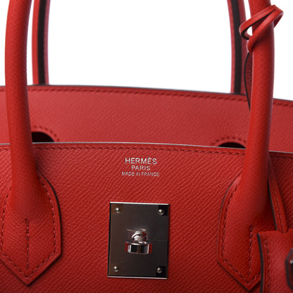 Hermes Epsom Birkin 30 Rouge De Coeur 8 of 11