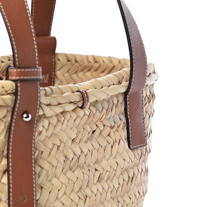 Loewe Raffia Small Stones Basket Tote Bag Natural Tan 10 of 10