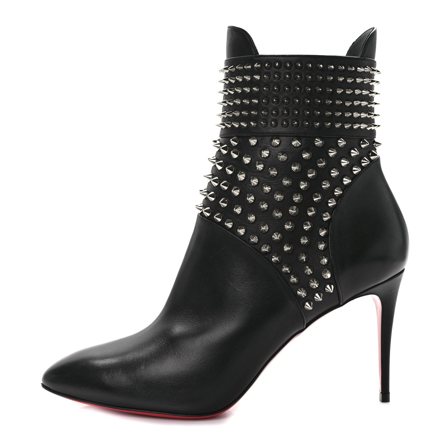 Calfskin Hongroise 85 Ankle Boots 40.5 Black