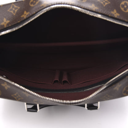 Louis Vuitton Monogram Macassar Porte Documents Voyage Soft Briefcase 4 of 8