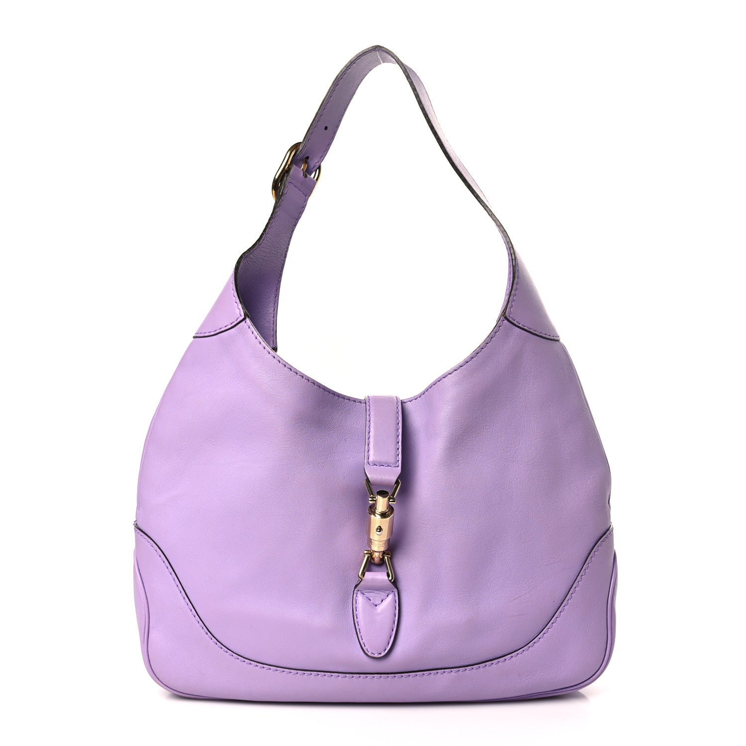 Gucci Calfskin Medium New Jackie Shoulder Bag Lilac 1 of 10
