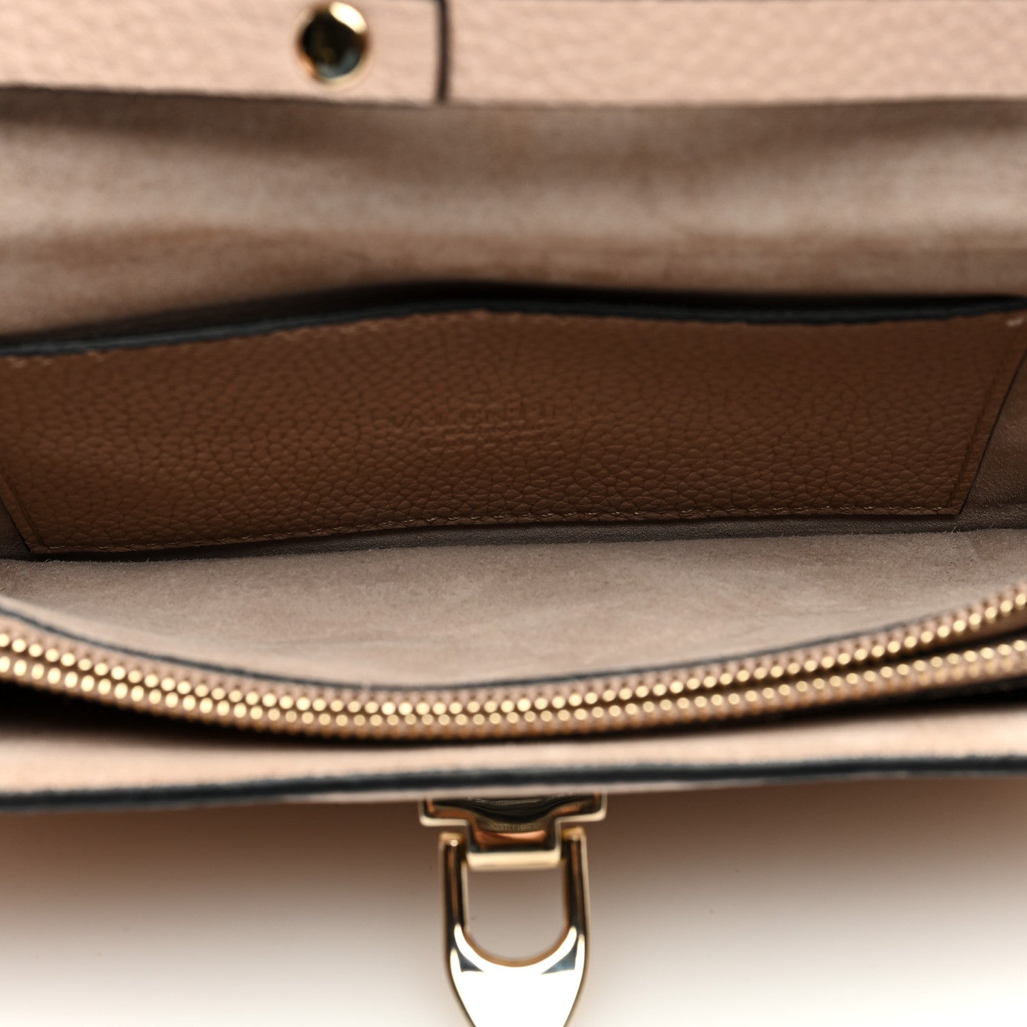 Valentino Garavani Pebbled Calfskin Rockstud Flip Lock Shoulder Bag Poudre 5 of 11