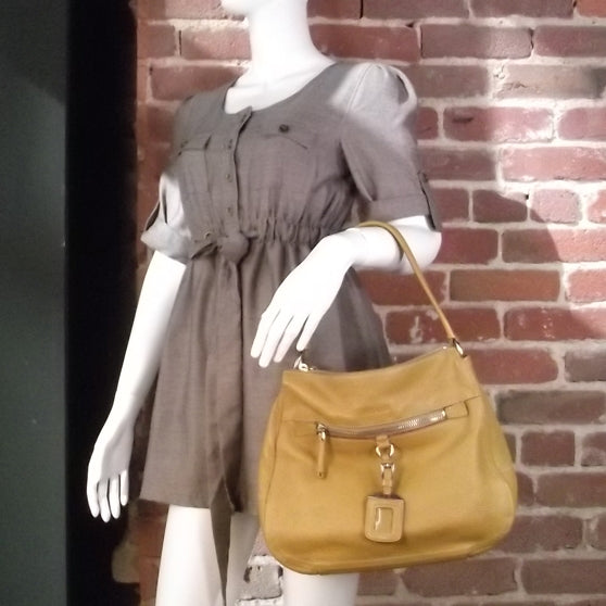 Prada Leather Semitracolla Shoulder Bag Tan 2 of 8