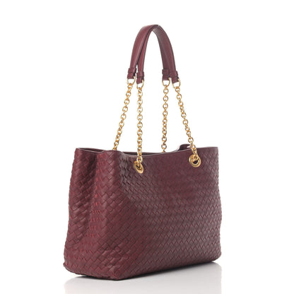 Bottega Veneta Nappa Intrecciato Medium Classic Chain Strap Tote Eclipse 2 of 5