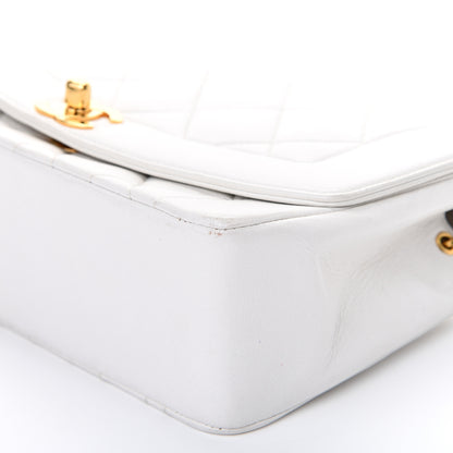Chanel Lambskin Quilted Small Single Flap White 10 of 14