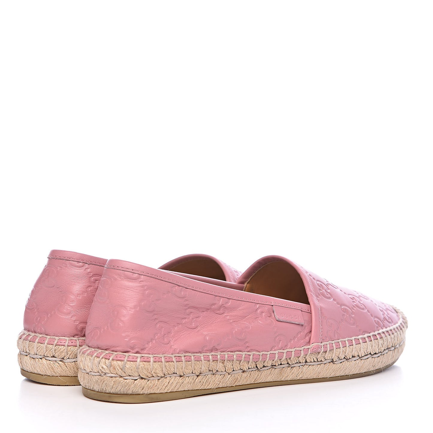 Guccissima Signature Espadrilles 40.5 Rose Baby Candy