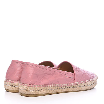 Gucci Guccissima Signature Espadrilles 40.5 Rose Baby Candy 4 of 7