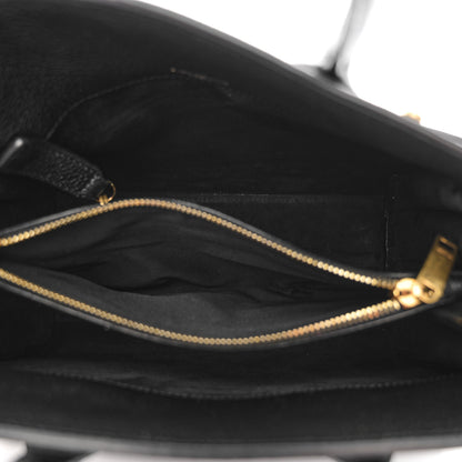 Saint Laurent Grained Calfskin Baby Sac De Jour Souple Black 5 of 11