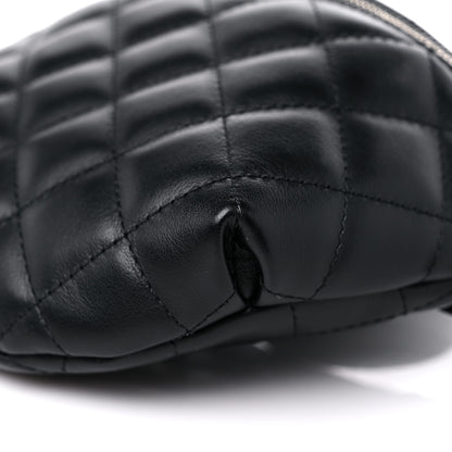 Chanel Calfskin Quilted Waist Belt Bag Black 9 of 9