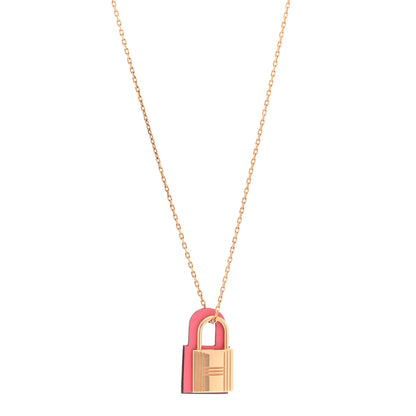 Hermes Swift O'Kelly Pendant Necklace Rose Confetti 1 of 5