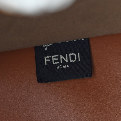Fendi Vitello King Plexiglass Medium Fendi Sunshine Shopper Tote Cuoio 7 of 9