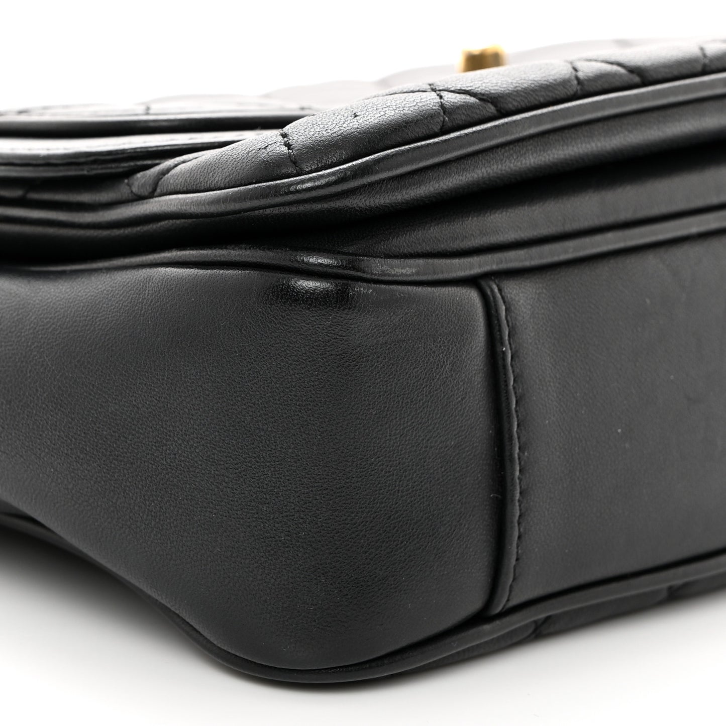 Lambskin Quilted Medium Lovely Day Flap Black