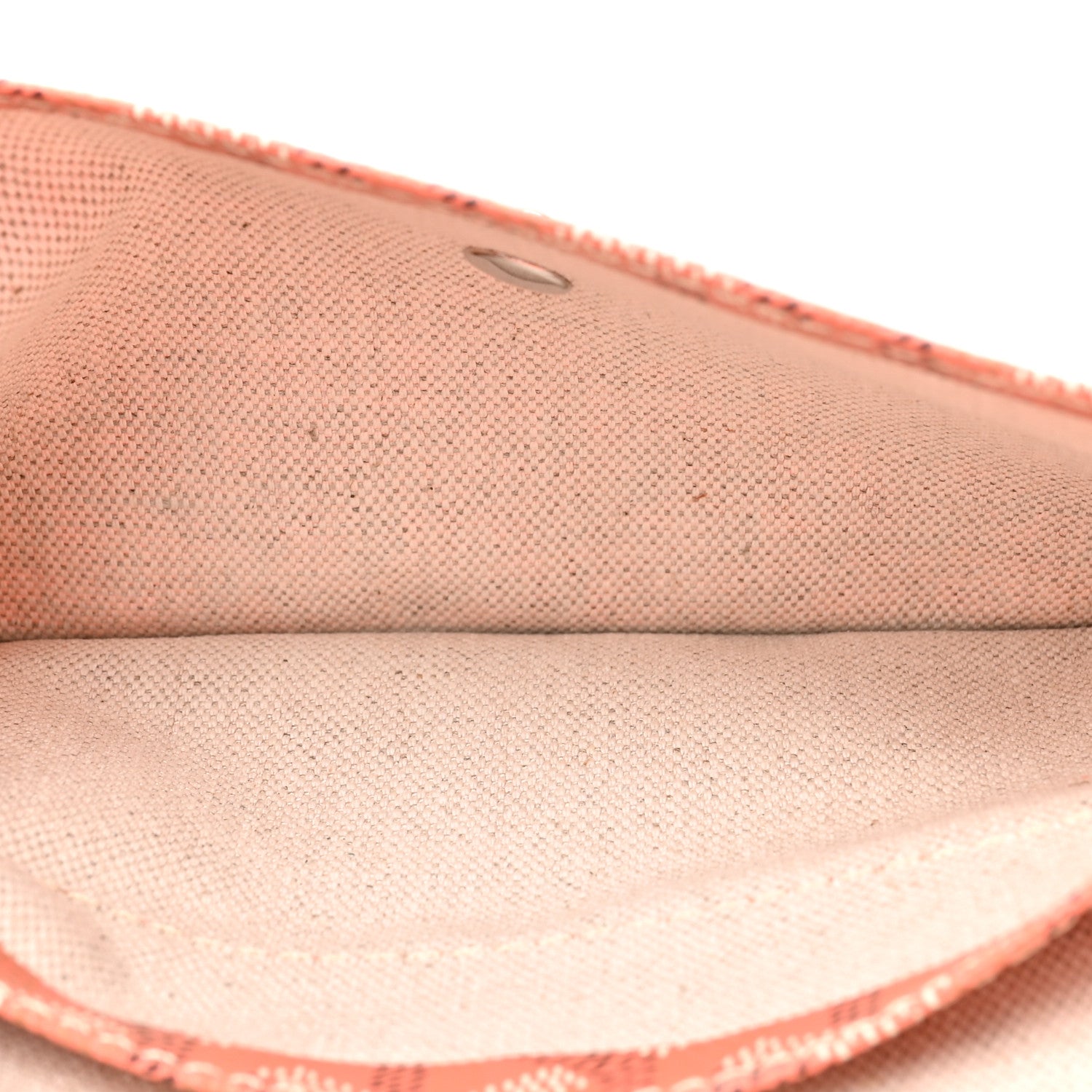 Goyard Goyardine Embroidered Seahorse Reversible Anjou PM Coral 7 of 11