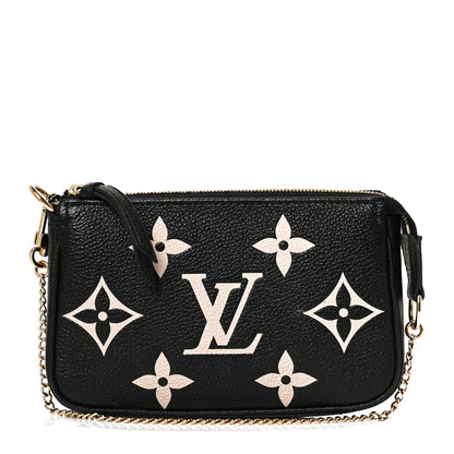 Louis Vuitton Empreinte Monogram Giant Mini Pochette Accessories Black 2 of 9