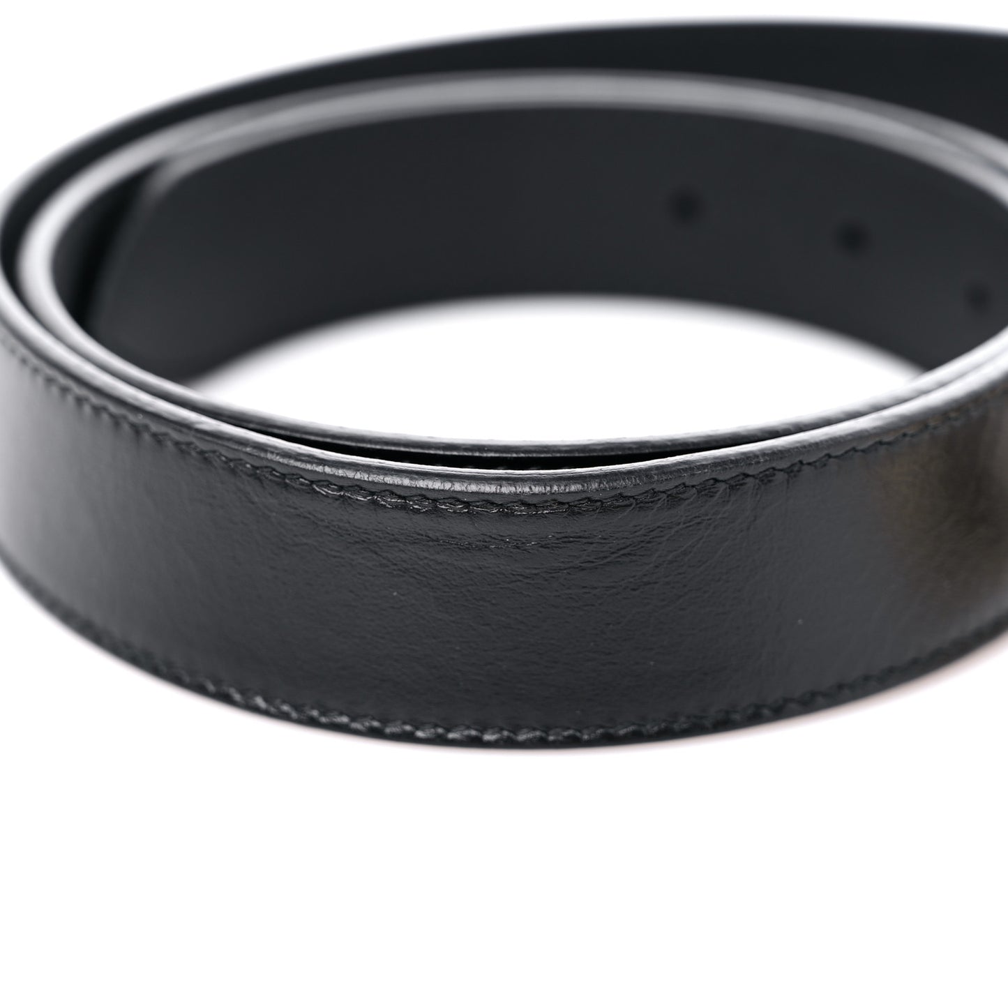 Plutone Calfskin Double G 30mm Belt 95 38 Black