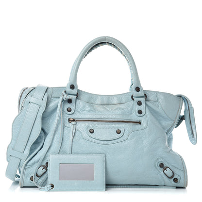 Balenciaga Agneau Classic Hardware City Bleu Dragee 1 of 22